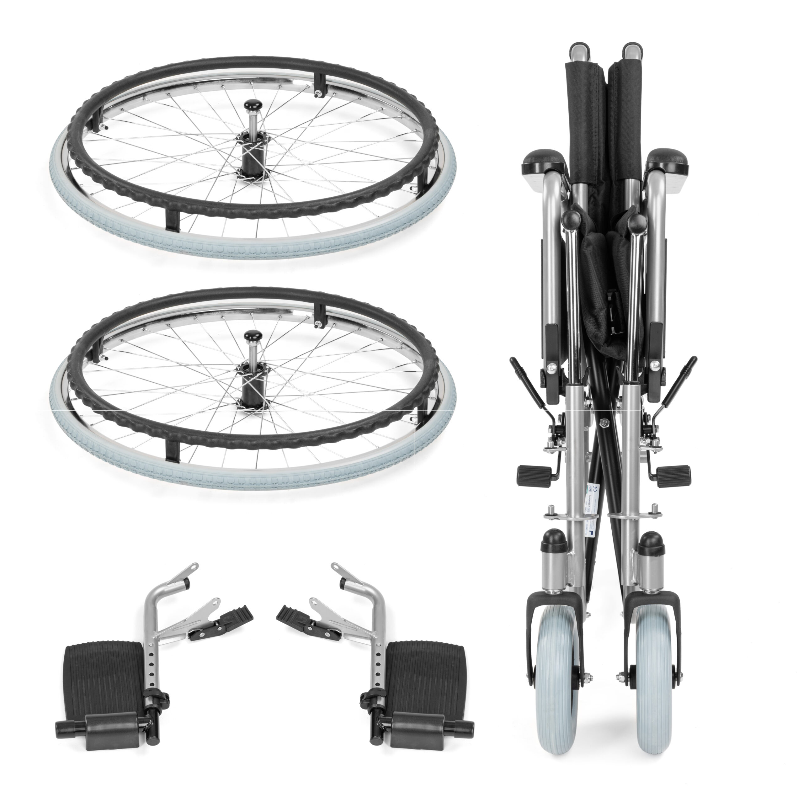 stalowy wozek inwalidzki classic tim 37777