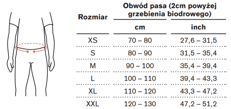 Pas lędźwiowy Lumbo Direxa 50R50 - obrazek 4