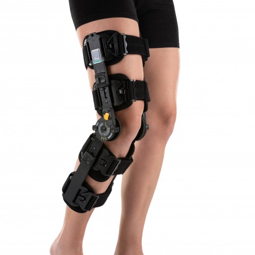 ORTEZA ZEGAROWA NA KOLANO Z REGULACJĄ KĄTA ZGIĘCIA