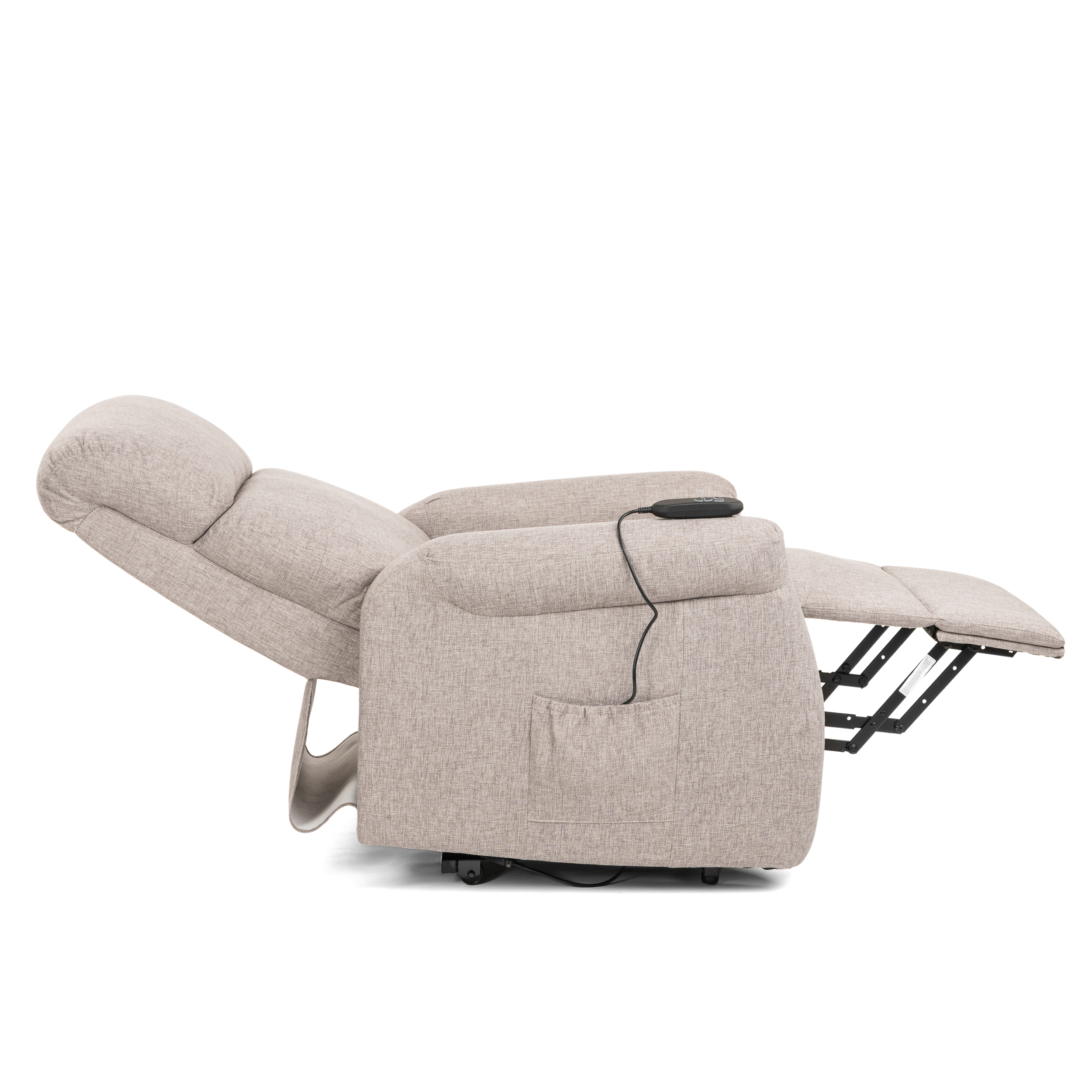 relax pionizujacy fotel geriatryczny piaskowy 61789
